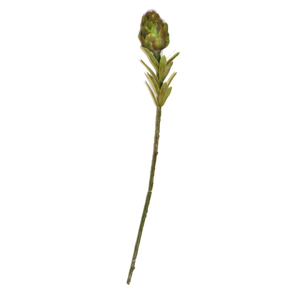 フェイクグリーン　アーティチョーク　キングプロテア（タイプB）　造花　飾り付け　インテリア　ディスプレイ 商品サイズ：長さ約55cm