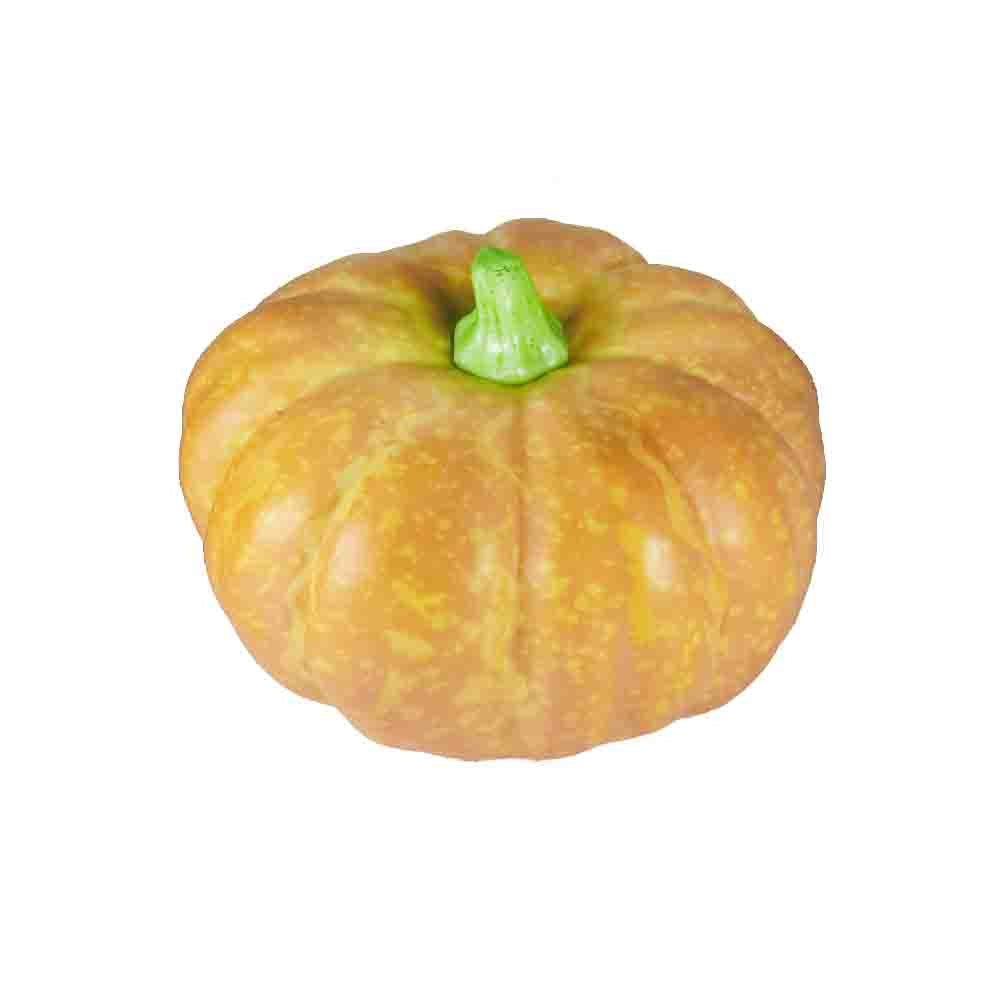 かぼちゃ　南瓜　野菜模型　食品サンプル (オレンジ)　製品寸法：約23ｘ23ｘ15cm 、重量：約200g